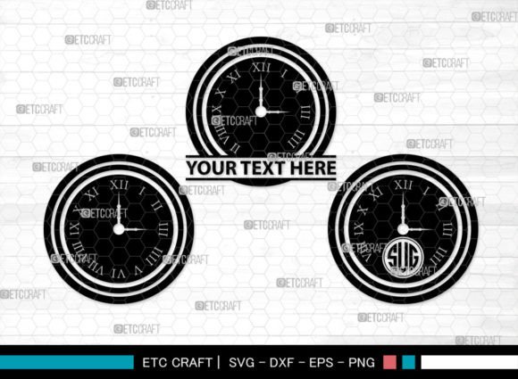 Download Wall Clock Monogram, Wall Clock SVG - Wall clock svg Collection