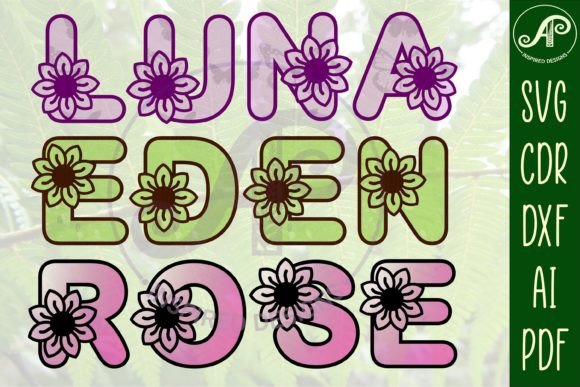 Download Flower Letter Set Alphabet SVG Cut Files - Flower letter set Collection