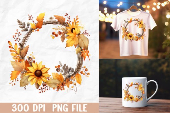 Download Sunflower and Pumpkin Wreath - Wreath Collection