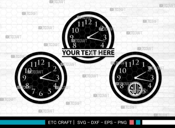 Download Wall Clock Monogram, Wall Clock SVG - Wall clock svg Collection