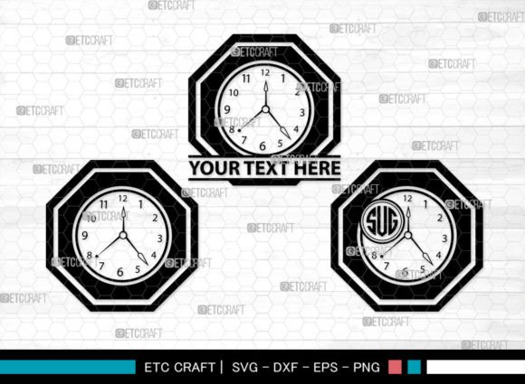 Download Wall Clock Monogram, Wall Clock SVG - Wall clock svg Collection