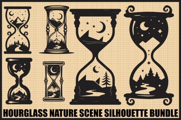 Download Hourglass Nature Scene Bundle - Premium Resources
